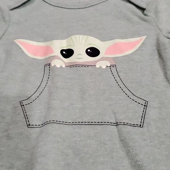 Baby Yoda bodysuit (3-6 Months) - Picture 2 of 6